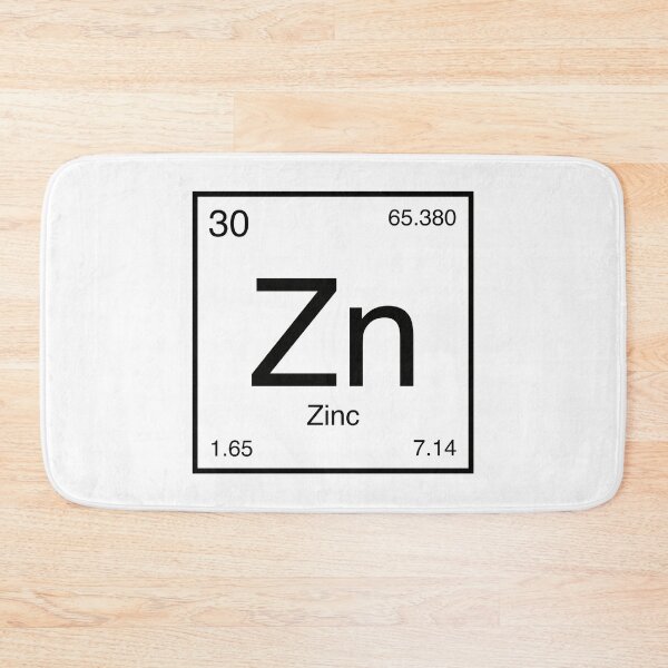 Item preview, Zinc Element (black) designed and sold by AllAboutScience.