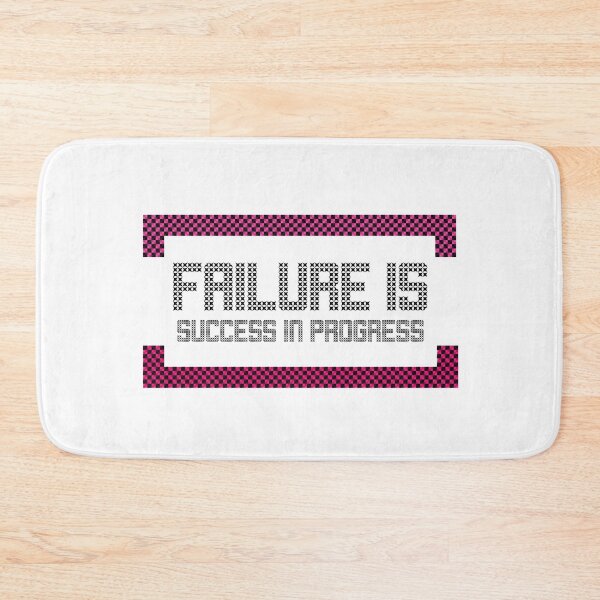 Item preview, FAILURE IS SUCCESS IN PROGRESS. MOTIVATIONAL QUOTE STICKER designed and sold by SuccessfulVibes.