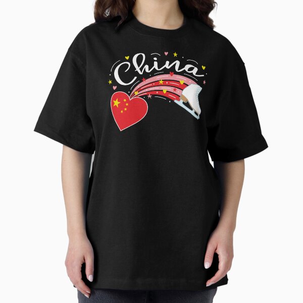 Item preview, Figure Skating China (Black Background) designed and sold by TripleTriple.