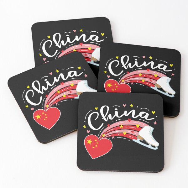 Item preview, Figure Skating China (Black Background) designed and sold by TripleTriple.