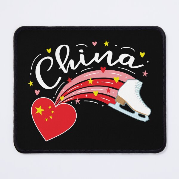 Item preview, Figure Skating China (Black Background) designed and sold by TripleTriple.