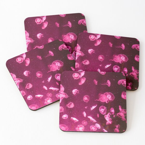 Item preview, Jellyfish with pink neon glow light effect designed and sold by Yulia mozes.