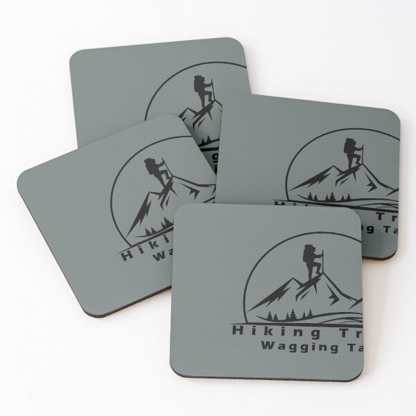 Item preview, Hiking With Dogs Hiking Trails And Wagging Tails designed and sold by mad art.