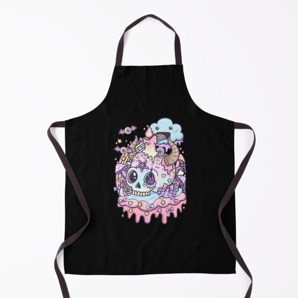 Item preview, Pastel Goth Skull Kawaii designed and sold by Mealla.