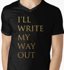Write My Way Out Men's V-Neck T-Shirt
