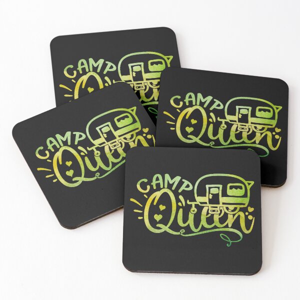 Item preview, camp queen, camper gift idea, camper humor designed and sold by lapolonaise.