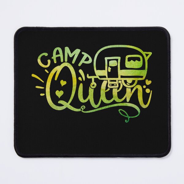 Item preview, camp queen, camper gift idea, camper humor designed and sold by lapolonaise.