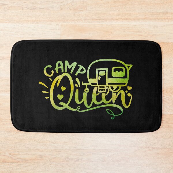Item preview, camp queen, camper gift idea, camper humor designed and sold by lapolonaise.