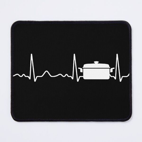 Item preview, Cooking pot - heartbeat, pulse, heart line, ecg designed and sold by Mohja-Design.