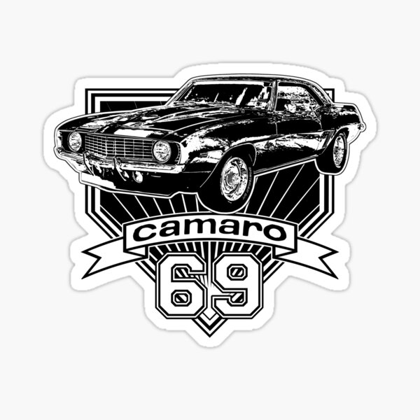 Camaro von 1969 Sticker