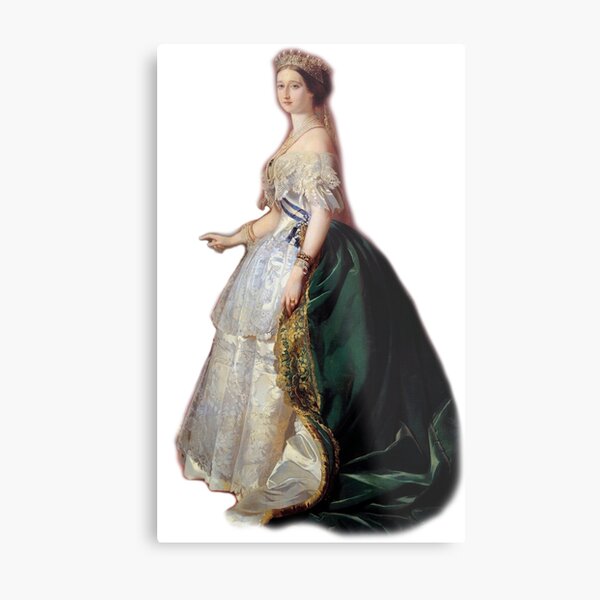 Empress Eugénie in Court Dress (1860) - after Franz Xaver Winterhalter Pin  for Sale by SALON DES ARTS