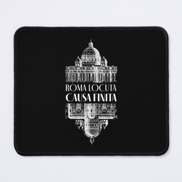 Item preview, Roma locuta, causa finita (Texto Blanco) designed and sold by papistwhovian.