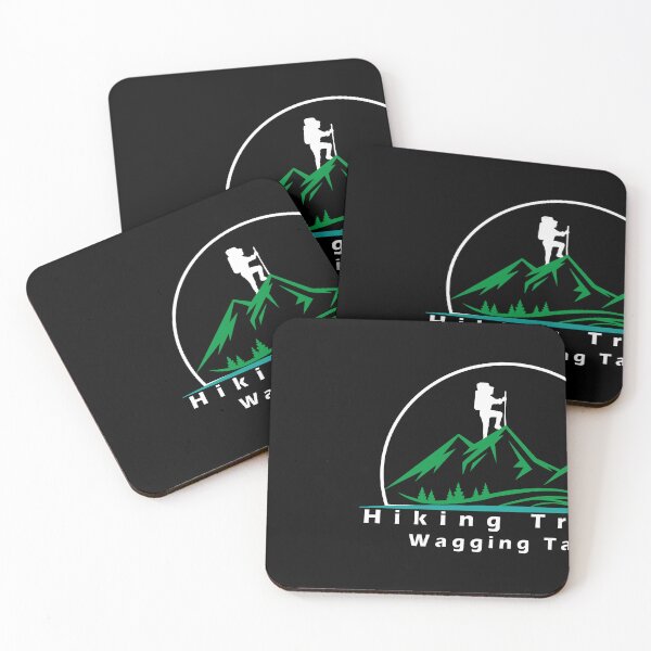 Item preview, Hiking With Dogs Hiking Trails And Wagging Tails designed and sold by mad art.
