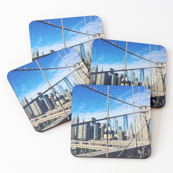 Item preview, photograph of manhattan taken from the brooklyn bridge designed and sold by rmpk101.