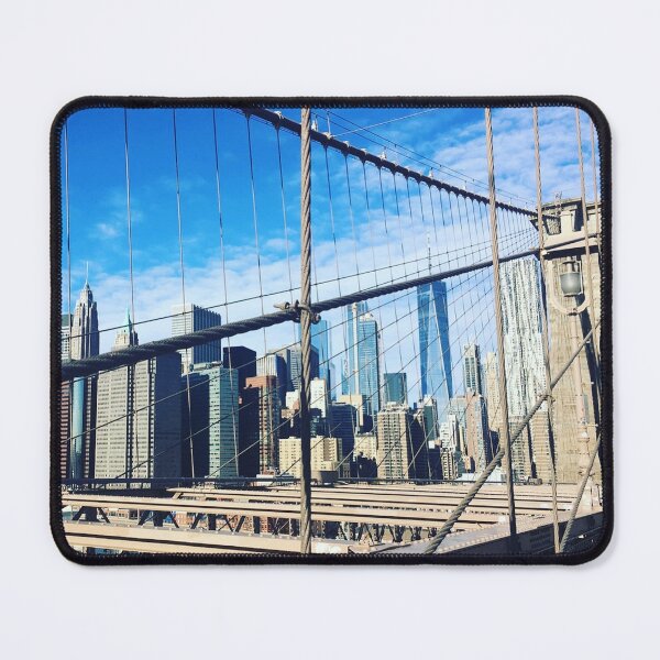 Item preview, photograph of manhattan taken from the brooklyn bridge designed and sold by rmpk101.