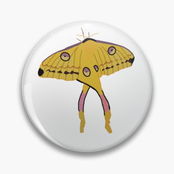 Item preview, Yellow-purple moth designed and sold by BlueFireFerrets.