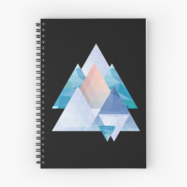 Item preview, Abstract Triangle Design Blue Shades designed and sold by MusberriDesigns.