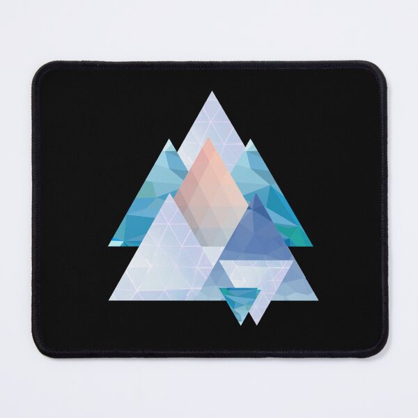 Item preview, Abstract Triangle Design Blue Shades designed and sold by MusberriDesigns.