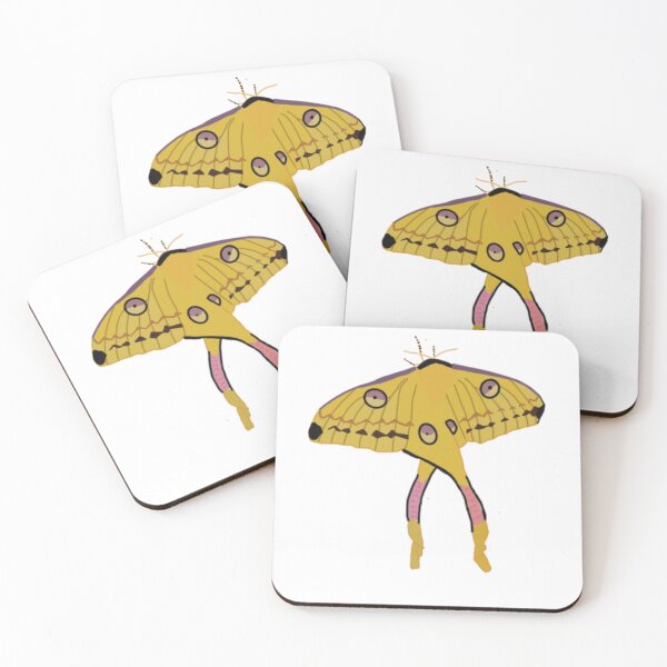 Item preview, Yellow-purple moth designed and sold by BlueFireFerrets.