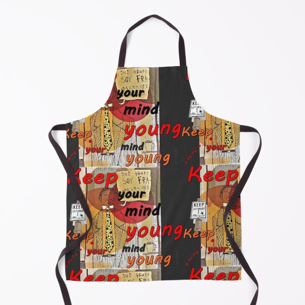 Item preview, Keep your mind young, inscriptions, quote, letters abcdef, slogans, nonsense designed and sold by NessArtByEwa.
