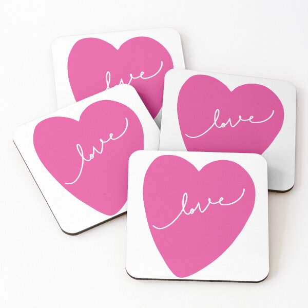 Item preview, Heart  Love  white pink designed and sold by Rishabhthinks.