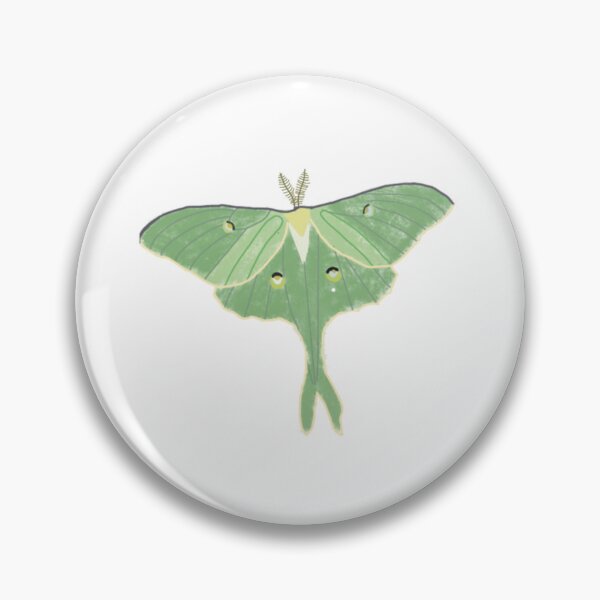 Item preview, Lunar moth drawing designed and sold by BlueFireFerrets.