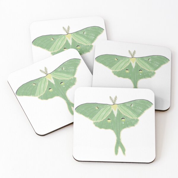 Item preview, Lunar moth drawing designed and sold by BlueFireFerrets.