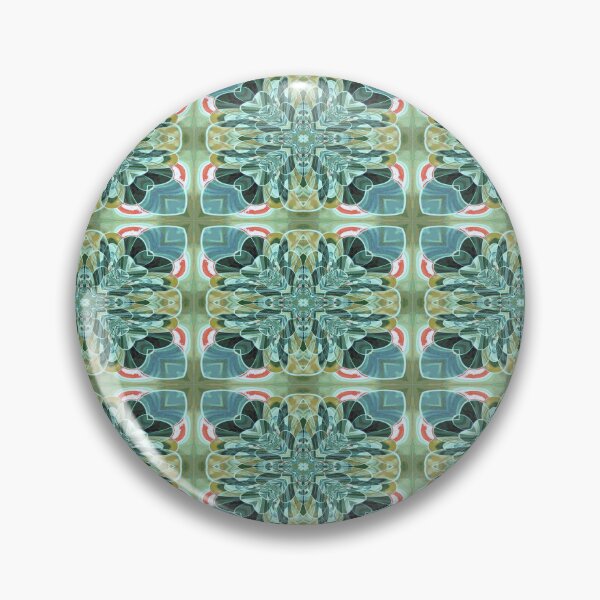 Item preview, Aqua Floral Pattern  designed and sold by Lynn  Marie Sharp.