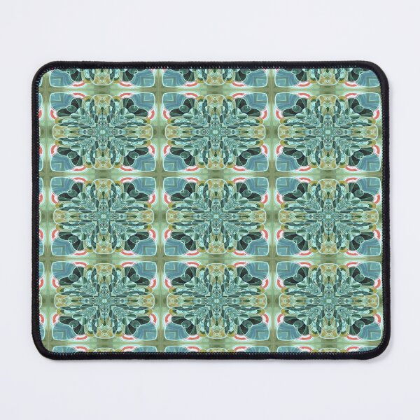Item preview, Aqua Floral Pattern designed and sold by Lynn Marie Sharp.