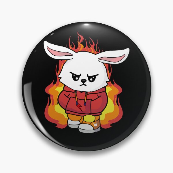 Item preview, Funny Little Angry Bunny On Fire Gift for Rabbits Lovers designed and sold by YAHIA-14.