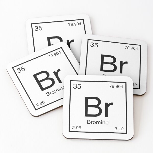 Item preview, Bromine Element (black) designed and sold by AllAboutScience.