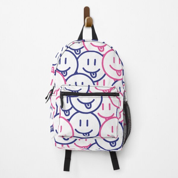 Item preview, Indigo And Pink Smiley Faces designed and sold by Typography & Streetwear.