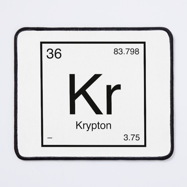 Item preview, Krypton Element (black) designed and sold by AllAboutScience.
