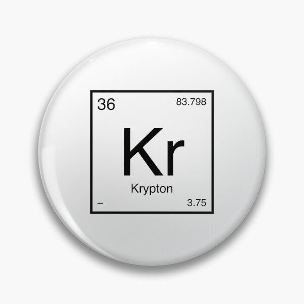 Item preview, Krypton Element (black) designed and sold by AllAboutScience.