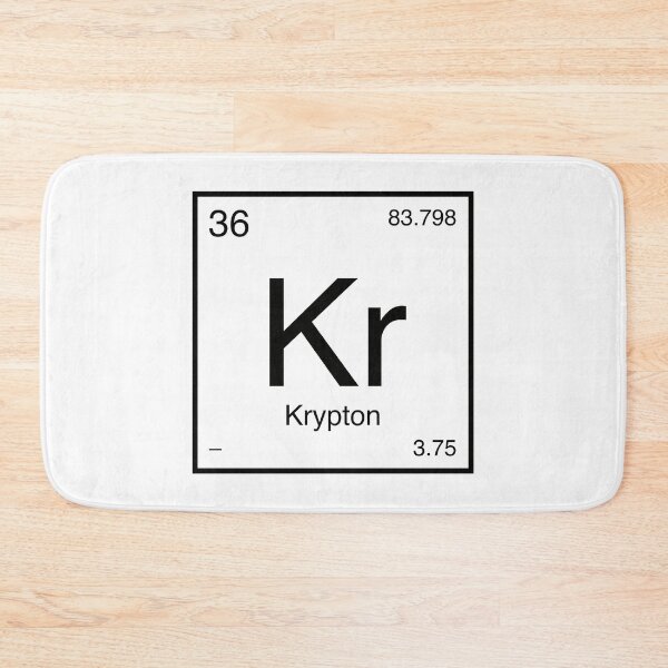 Item preview, Krypton Element (black) designed and sold by AllAboutScience.