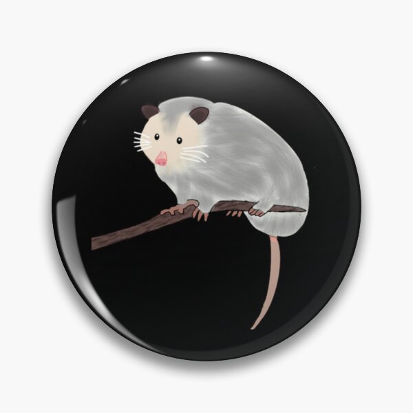 Item preview, Opossum on branch designed and sold by BlueFireFerrets.