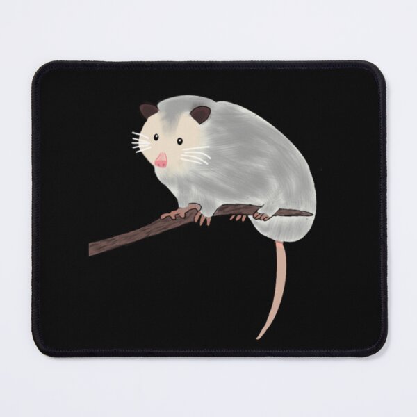 Item preview, Opossum on branch designed and sold by BlueFireFerrets.