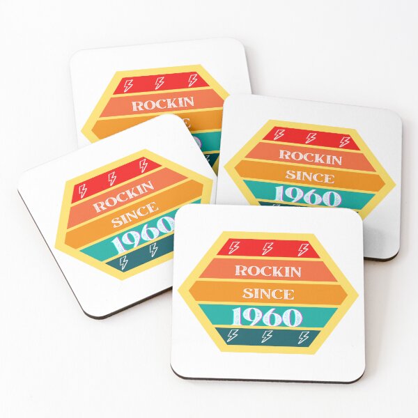 Item preview, Rockin' since 1960 Birthday Gift Vintage  designed and sold by Tomsthreadz.