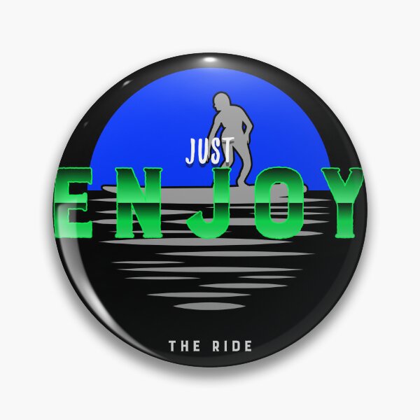 Item preview, Just Enjoy The Ride. Inspirational Quote Surfer T-Shirt designed and sold by SuccessfulVibes.