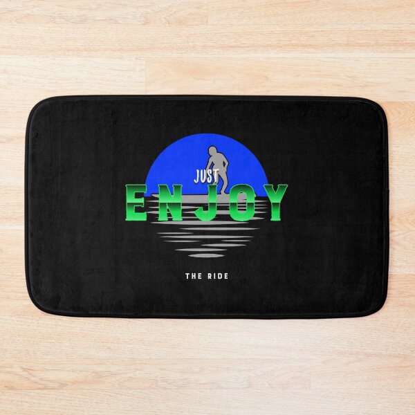 Item preview, Just Enjoy The Ride. Inspirational Quote Surfer T-Shirt designed and sold by SuccessfulVibes.