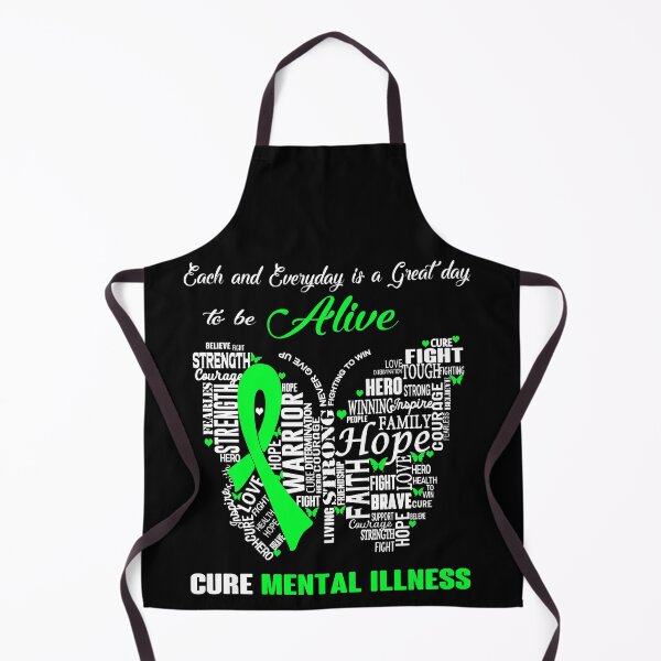 Item preview, Butterfly Ribbon Cure Mental Illness Awareness designed and sold by Tadmab.