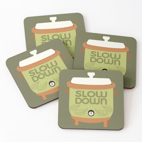 Item preview, Slow Down Vintage Slow Cooker designed and sold by awkwarddesignco.