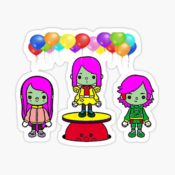 TOCA BOCA AMAZING WORLD Sticker for Sale by Free-Prisoner