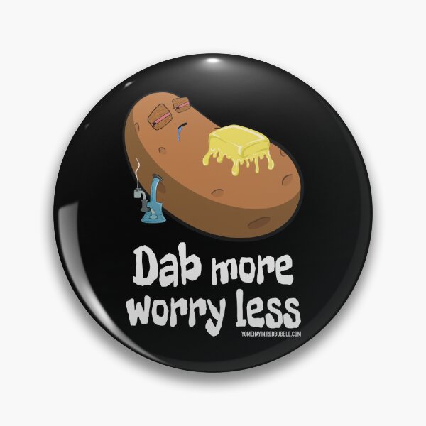 Item preview, Stoned baked potato cartoon-dab more worry less designed and sold by YomeHayin.
