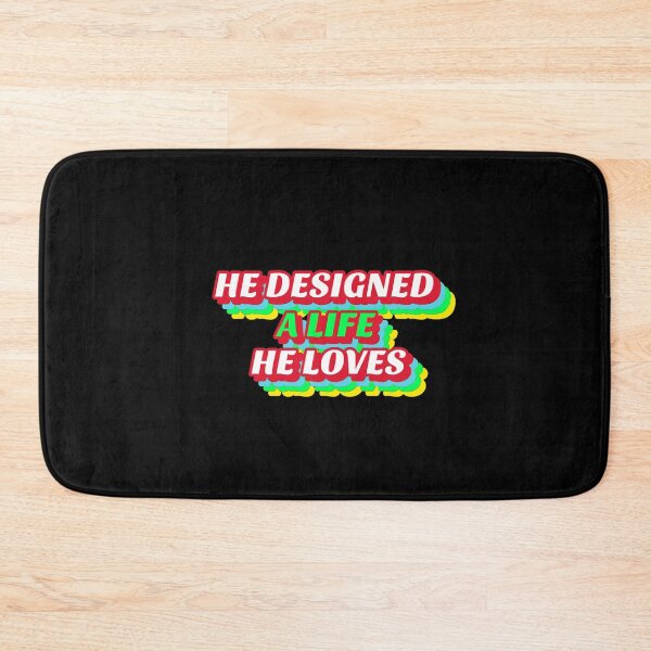 Item preview, He Designed A Life He Loves. Inspirational Quote Sticker designed and sold by SuccessfulVibes.
