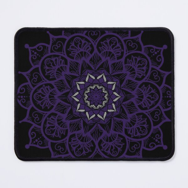 Item preview, Mandala In Purple and Black designed and sold by moonlightglo.