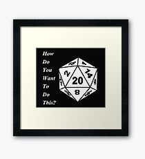 critical role Framed Print