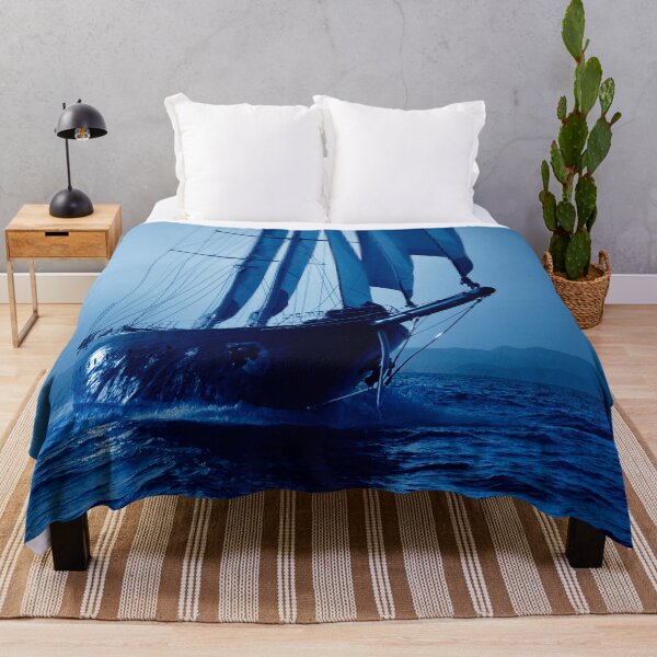 Item preview, sailboat sailing early in the morning designed and sold by laikaincosmos.
