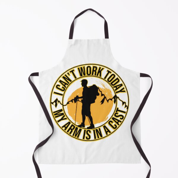 Item preview, I can't Work Today My Arm is in A Cast Funny T-Shirt, hiking. designed and sold by elmanchour.