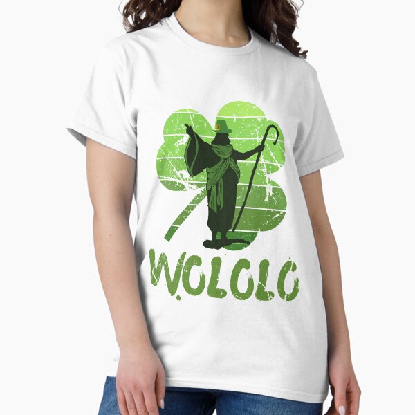Item preview, Wololo st. patricks day AOE priest clover designed and sold by Chaos-Touch.